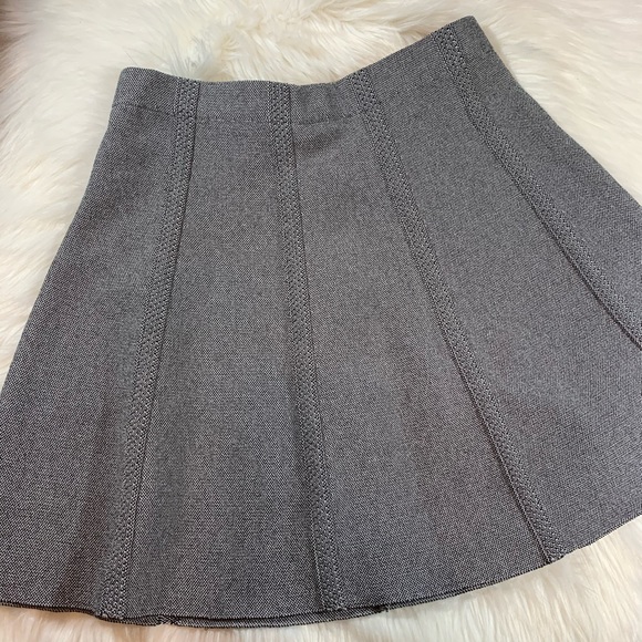 Zara A-line Grey Skirt sz Medium - Picture 2 of 7